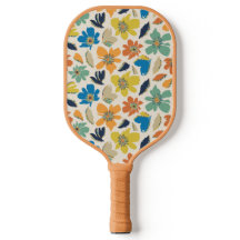 Abstrakt Handritad Boho Blommig Mönster