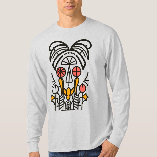 Abstrakt Harmony: T Shirt (Framsida)