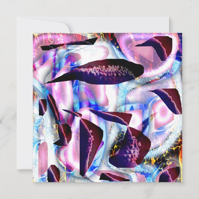 Abstrakt Havets vykort (Framsida)