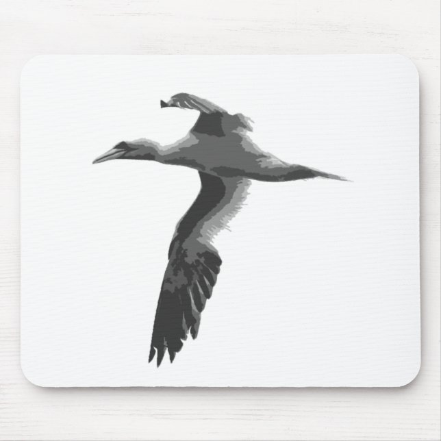 Abstrakt Havsfåglar Musmatta (Framsidan)