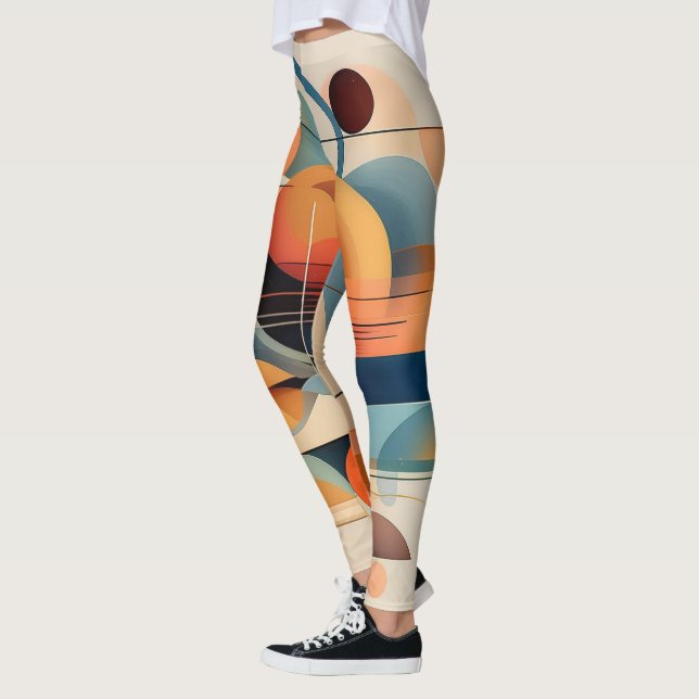 Abstrakt Heart Leggings (Vänster)