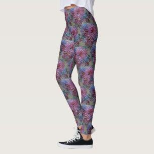 Abstrakt Hearts mönster Leggings