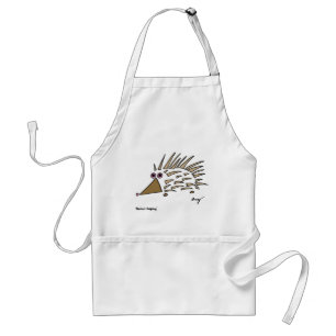 Abstrakt Hedgehog Apron Förkläde