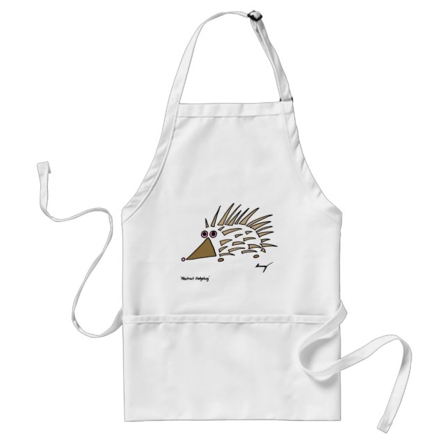 Abstrakt Hedgehog Apron Förkläde (Framsidan)