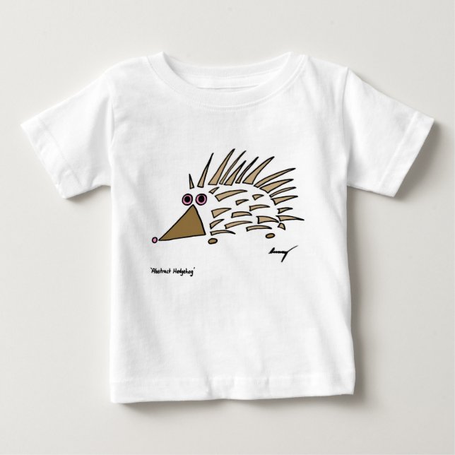 Abstrakt Hedgehog Infant T-Shirt (Framsida)