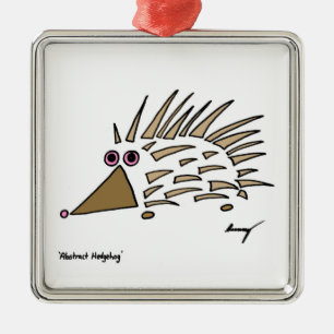 Abstrakt Hedgehog Ornament