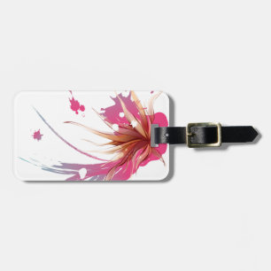 Abstrakt Hibiscus Flower Bagagebricka