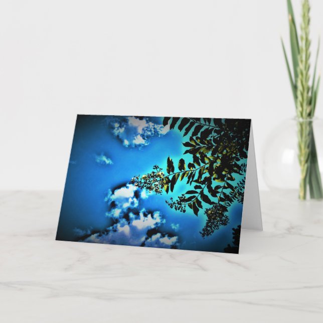 Abstrakt Himlar, kort (Framsida)