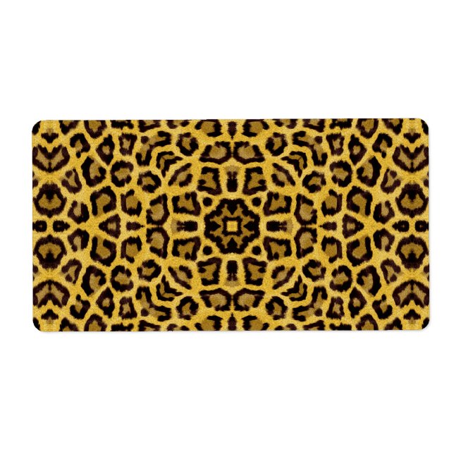 Abstrakt Hipster Cheetah Animal Print Fraktsedel (Framsidan)