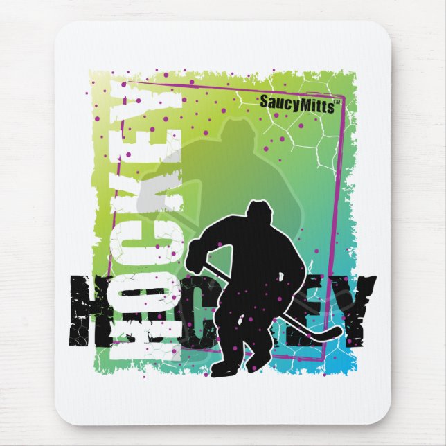 Abstrakt Hockey (man) Musmatta (Framsidan)