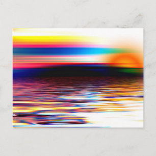 Abstrakt Horizon Vykort