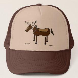 Abstrakt Horse Hat Truckerkeps