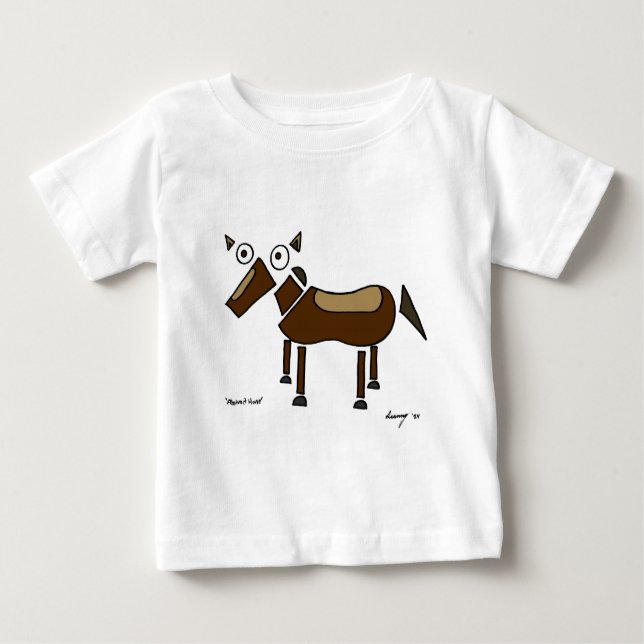 Abstrakt Horse Shirts Tee Shirt (Framsida)