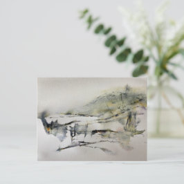 Abstrakt Höst Färg liggande 2 Vykort