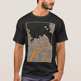 Abstrakt. Höstbuskar T Shirt