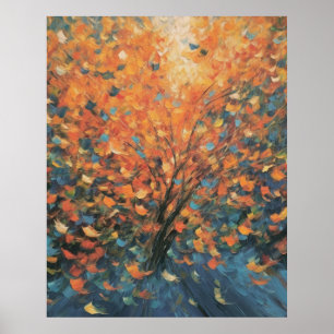 Abstrakt Hösten Breeze Fine Art Poster