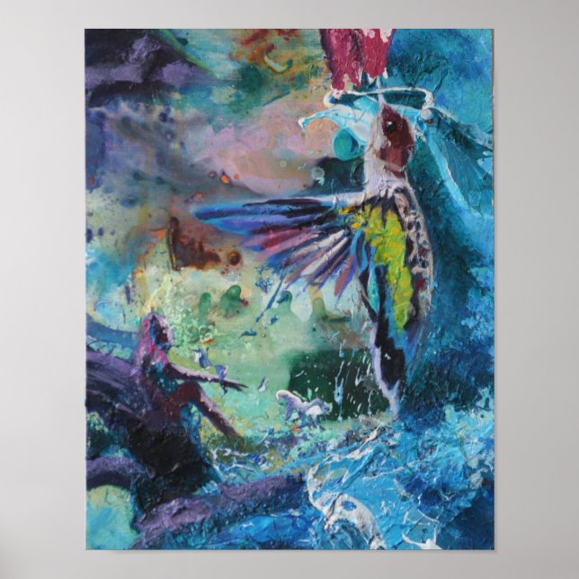 Abstrakt Hummer Poster (Framsidan)