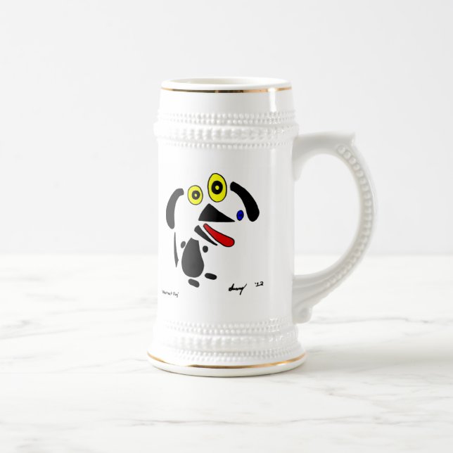 Abstrakt Hund Stein Sejdel (Höger)