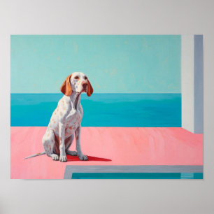 Abstrakt Hundar, Contemporary Hundar Poster