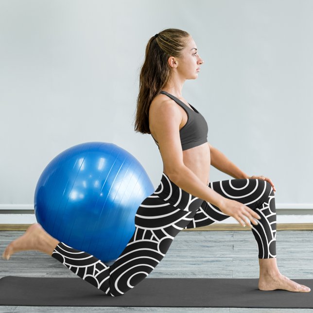 abstrakt hypnotiska cirklar leggings (Skapare uppladdad)