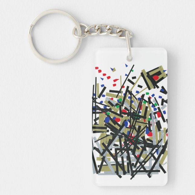 Abstrakt i band och blanketter 1 (Framsidan)