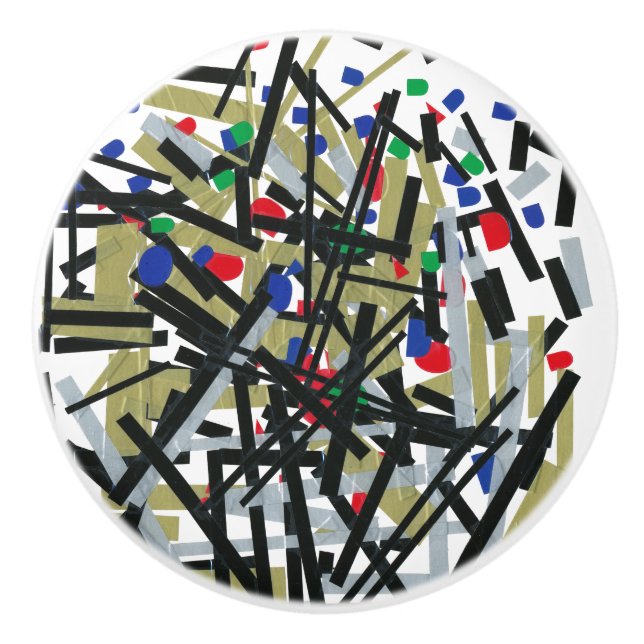 Abstrakt i band och blanketter 1 knopp (Framsidan)