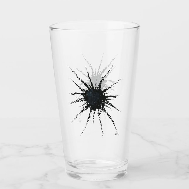 Abstrakt i band och blanketter 3 glaskopp (Framsida)