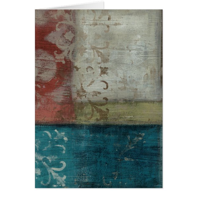 Abstrakt I för kulturarv Hälsningskort (Framsidan)