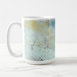 Abstrakt i Kall Vax & Oils Kaffemugg