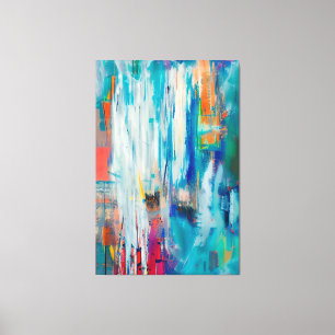 Abstrakt i modern Contemporary Canvastryck