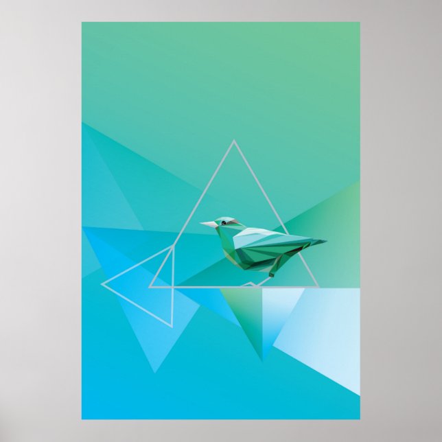 Abstrakt i naturen poster (Framsidan)