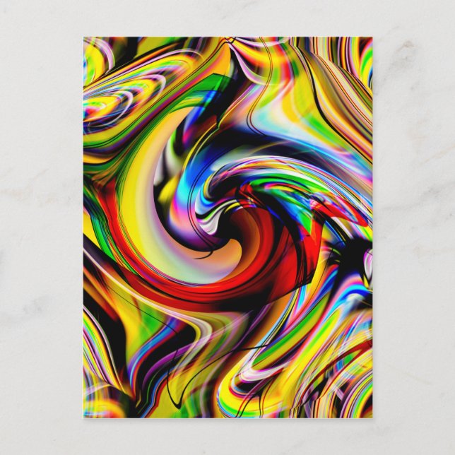 Abstrakt i Perfektion Vykort (Framsida)