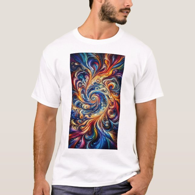 ABSTRAKT  i RÖRELSE T Shirt (Framsida)