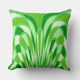 Abstrakt i svamprum - Art Deco - Springtime Kudde