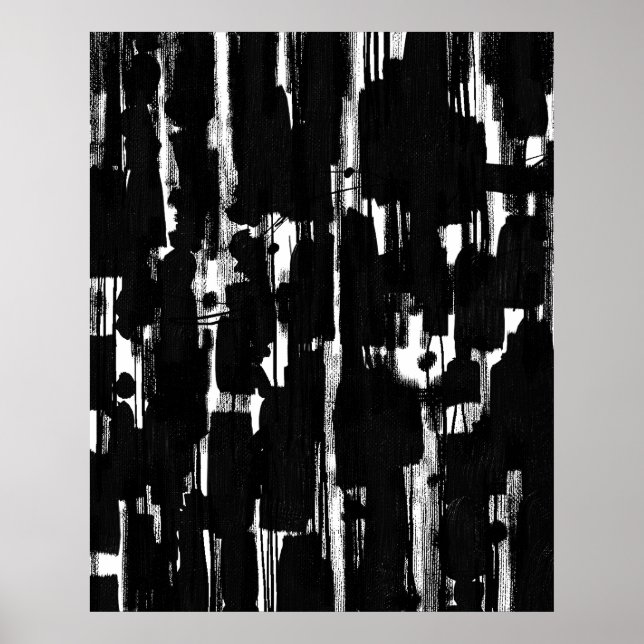 Abstrakt i svart poster (Framsidan)
