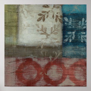 Abstrakt II för kulturarv Poster