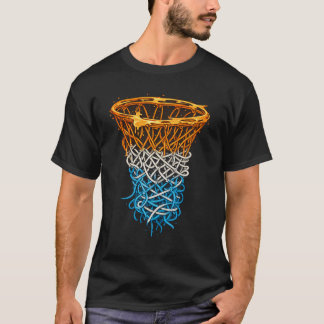 Abstrakt Illustration Av Basketkorg | Dynamisk Ro T Shirt