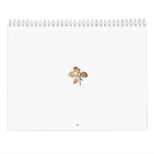 Abstrakt illustration av ett gren med ljusbeige kalender