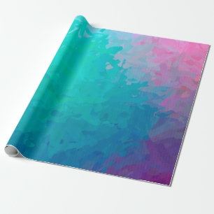 Abstrakt illustration av grönt Impressionist Impas Presentpapper