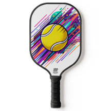 Abstrakt illustration av padelns bollrörelse