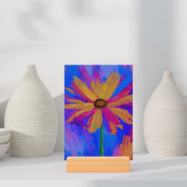 Abstrakt Impressionist Painting Postcard Vykort