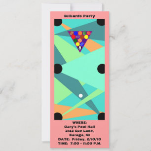 Abstrakt INBJUDAN för PARTY för bord för