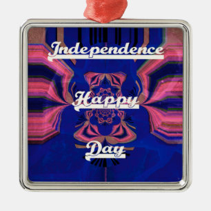 Abstrakt Independence day Firande Art Julgransprydnad Metall