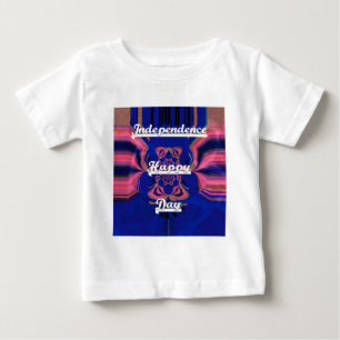 Abstrakt Independence day Firande Art Tee