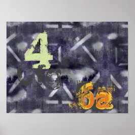 Abstrakt industriell konst poster