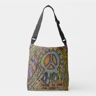 Abstrakt Inner Peace Crossbody Bag Axelväska