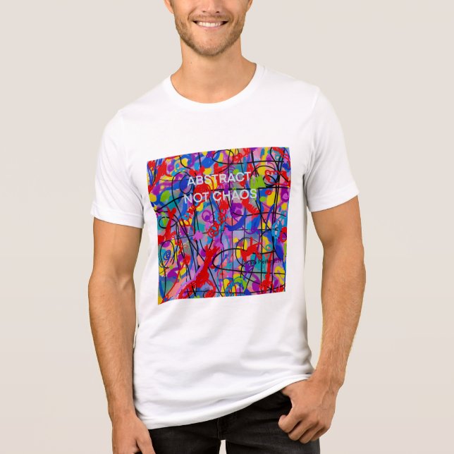 Abstrakt Inte Kaos T Shirt (Framsida)
