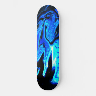 Abstrakt Iridescent Skateboard-däck Mini Skateboard Bräda 18,5 Cm