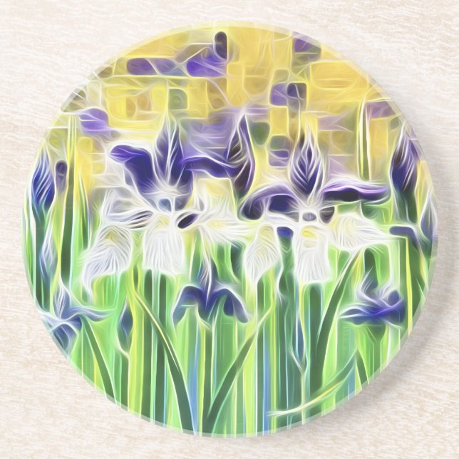 Abstrakt Iris-platta Underlägg (Framsidan)