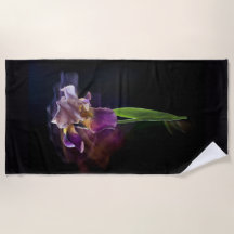Abstrakt Irisblomma – Elegant blomsterkonst